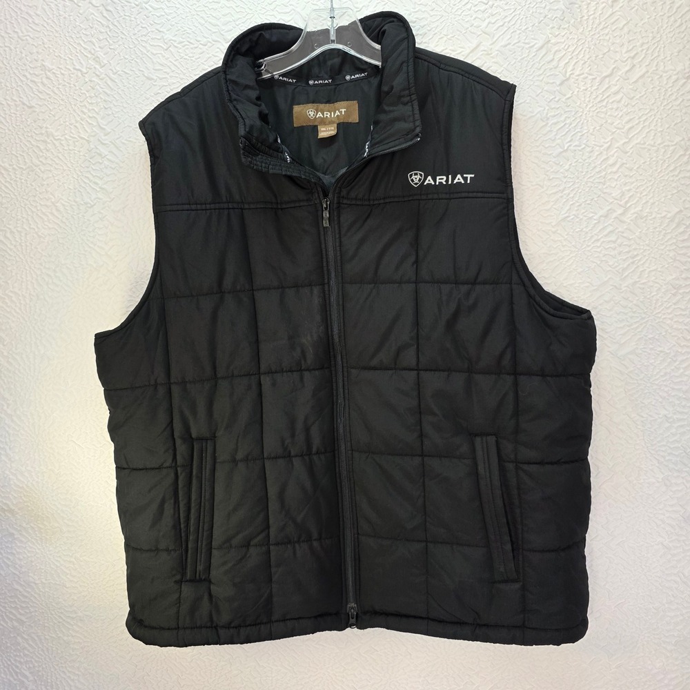 Ariat Mens Crius Insulated Vest Black Concealed Carry Pocket XXL 10011523